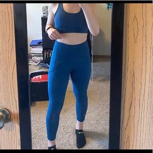Fabletics Ultra High Waisted Midnight Teal Legging 7/8